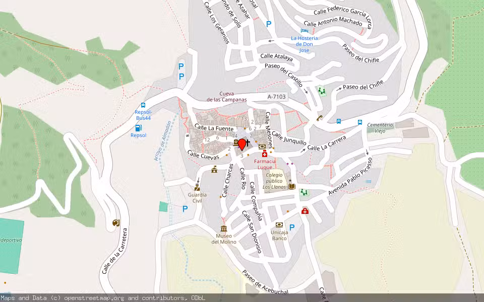 Mapa de Subasta Inmueble (Finca rústica) en Oejn, Málaga