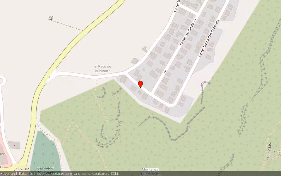 Mapa de Subasta Inmueble (Vivienda) en Cullera, Valencia/València