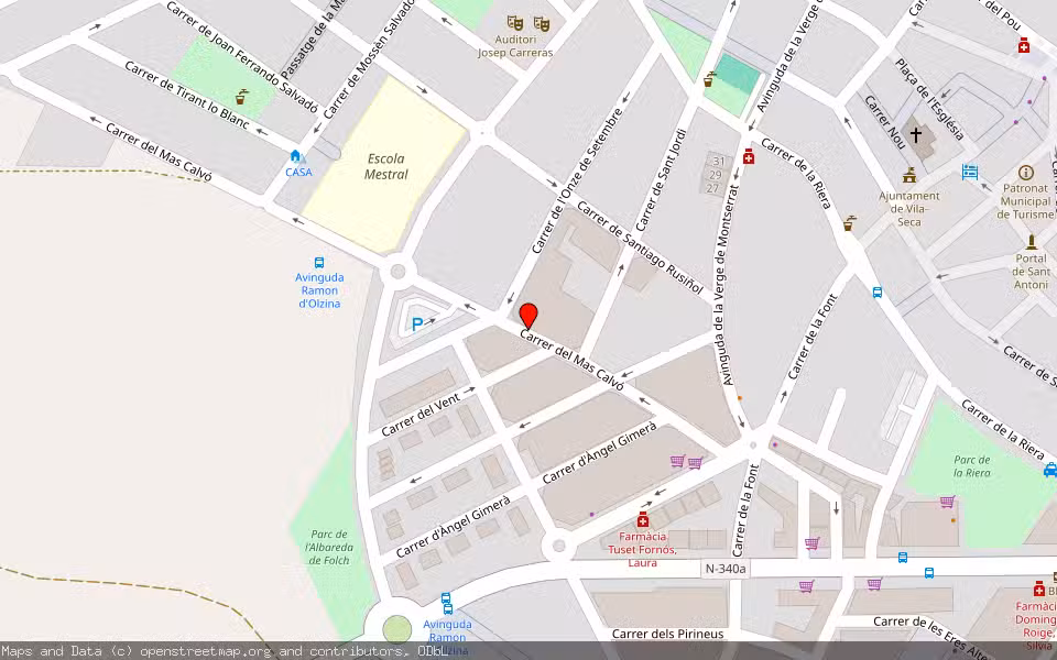 Mapa de Subasta Inmueble (Vivienda) en Vila-seca, Tarragona