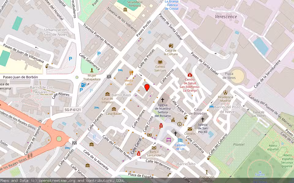 Mapa de Subasta Inmueble (Vivienda) en San Ildefonso, Segovia