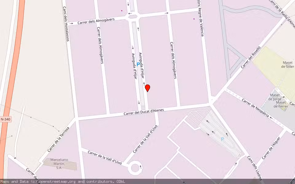 Mapa de Subasta Inmueble (Vivienda) en Almassora, Castellón/Castelló