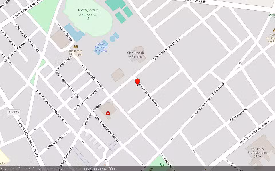 Mapa de Subasta Inmueble (Vivienda) en Baena, Córdoba