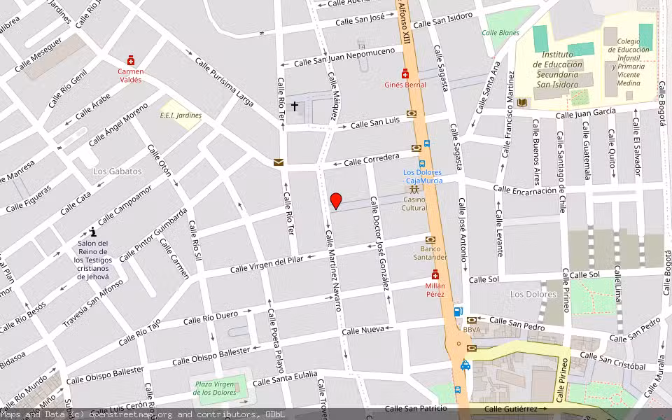 Mapa de Subasta Inmueble (Vivienda) en Cartagena, Murcia