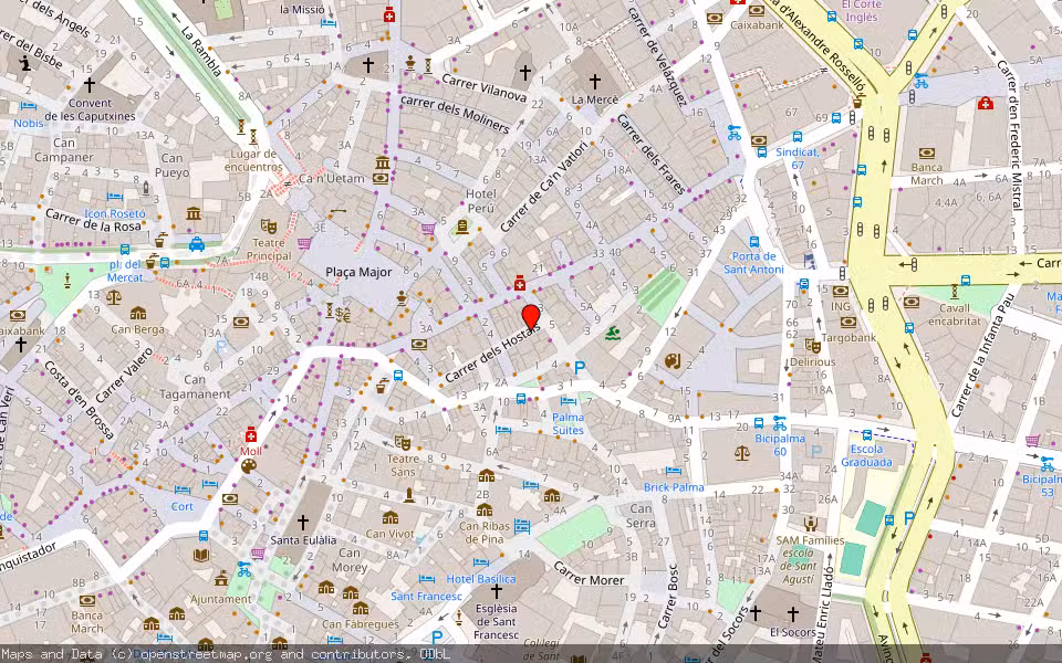 Mapa de Subasta Inmueble (Otros) en Palma, Illes Balears