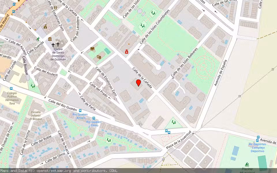 Mapa de Subasta Inmueble (Local comercial) en Humanes De Madrid, Madrid