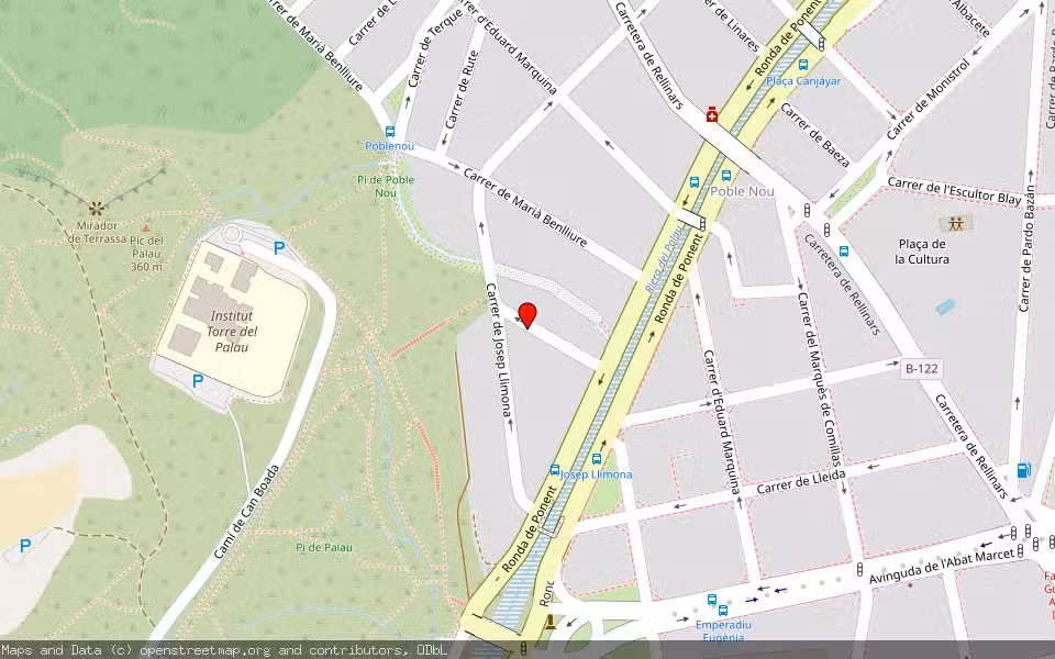 Mapa de Subasta Inmueble (Local comercial) en Terrassa, Barcelona