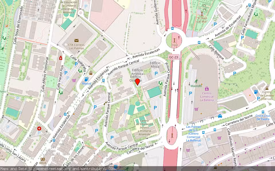 Mapa de Subasta Inmueble (Vivienda) en Las Palmas De Gran Canaria, Las Palmas