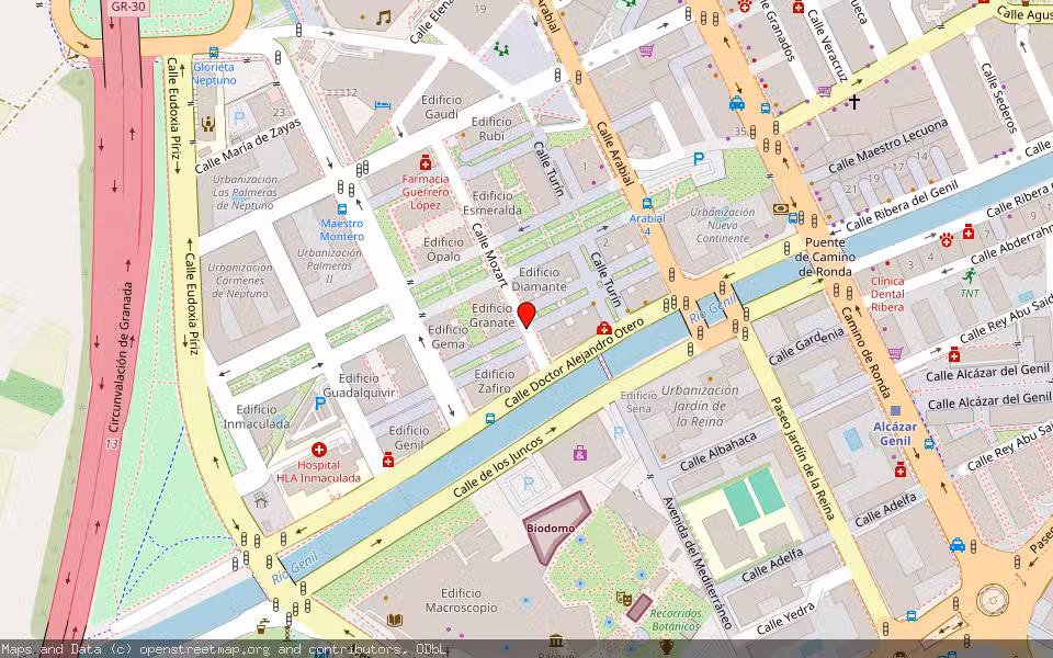 Mapa de Subasta Inmueble (Finca rústica) en Granada