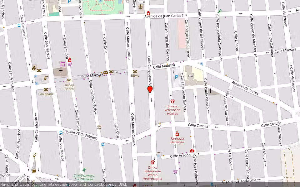 Mapa de Subasta Inmueble (Vivienda) en Mancha Real, Jaén