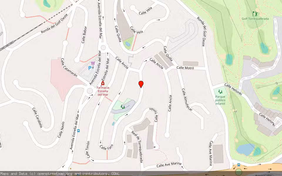 Mapa de Subasta Inmueble (Trastero) en Benalmadena, Málaga