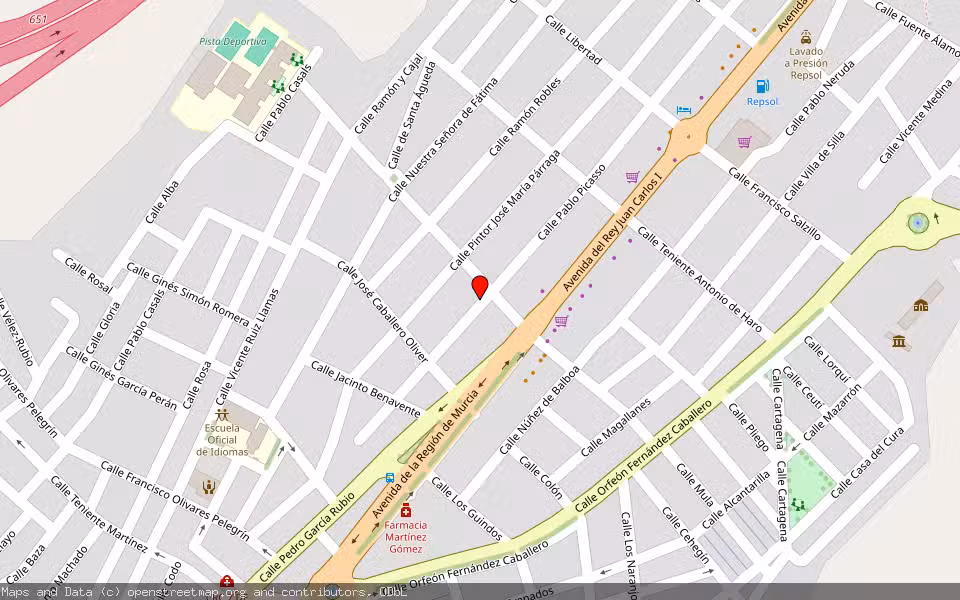 Mapa de Subasta Inmueble (Vivienda) en Puerto Lumbreras, Murcia