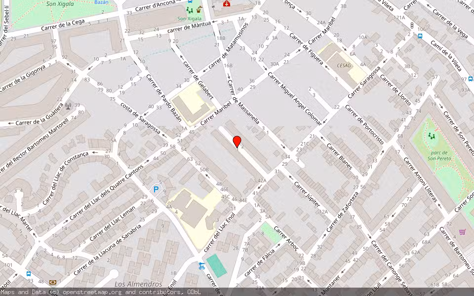Mapa de Subasta Inmueble (Vivienda) en Palma, Illes Balears