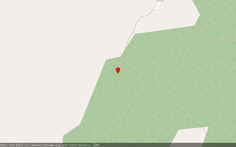 Mapa de Subasta Inmueble (Finca rústica) en Santa Eulalia De Oscos, Asturias
