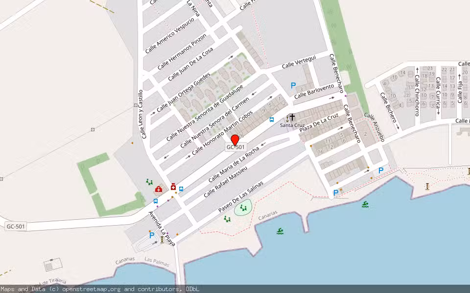 Mapa de Subasta Inmueble (Local comercial) en San Bartolomé De Tirajana, Playa Del Inlés, Las Palmas