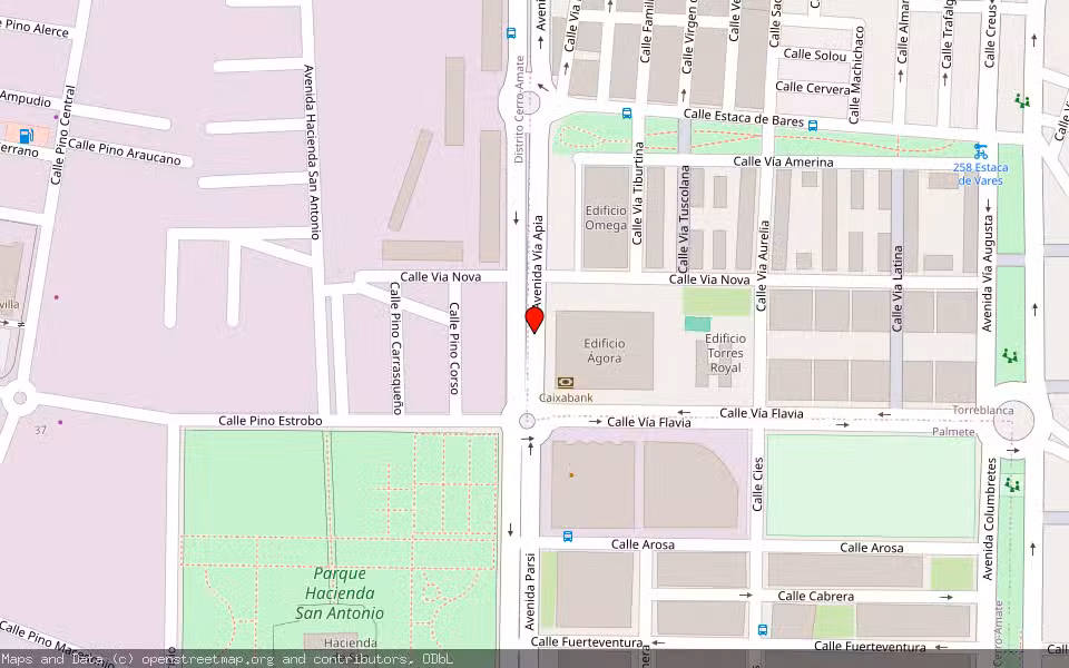 Mapa de Subasta Inmueble (Trastero) en Sevilla
