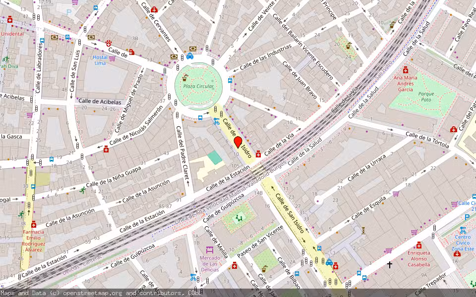 Mapa de Subasta Inmueble (Vivienda) en Valladolid