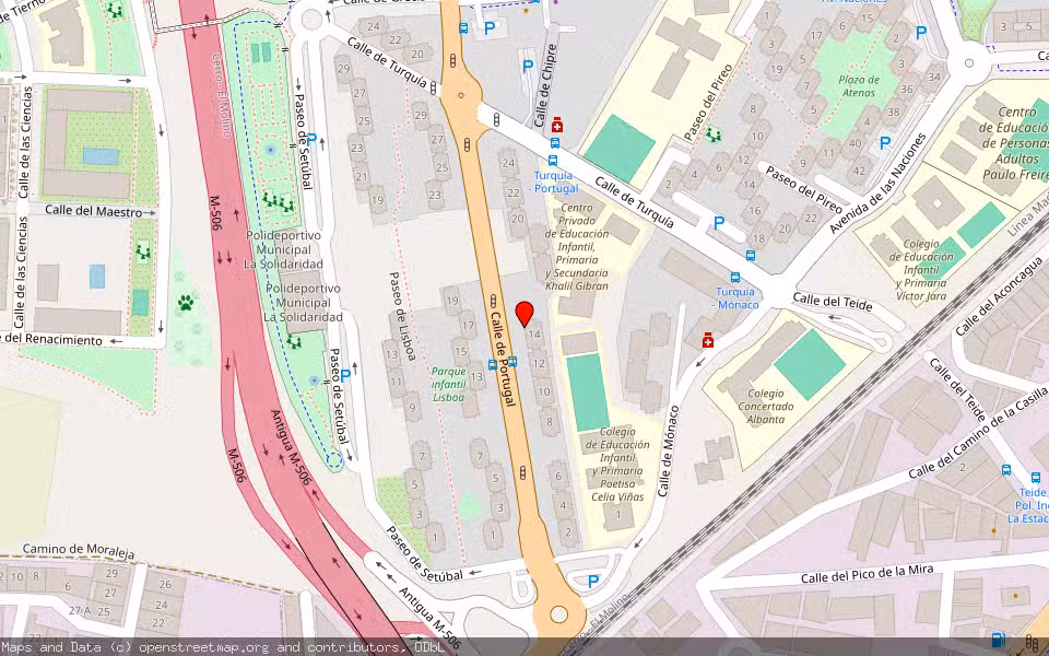 Mapa de Subasta Inmueble (Vivienda) en Fuenlabrada, Madrid