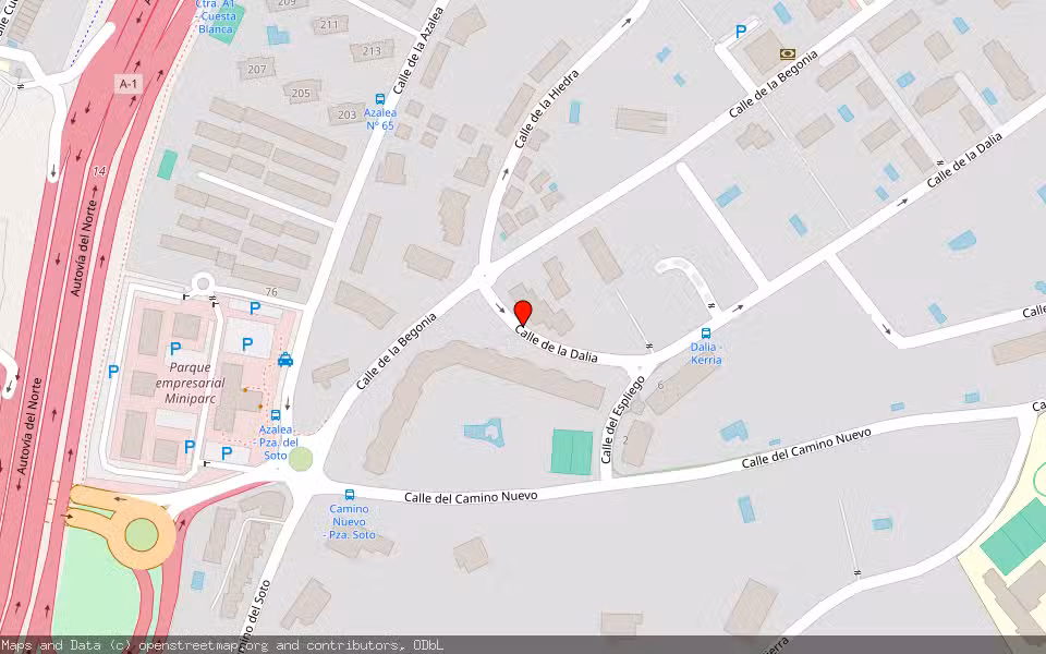 Mapa de Subasta Inmueble (Trastero) en Alcobendas, Madrid