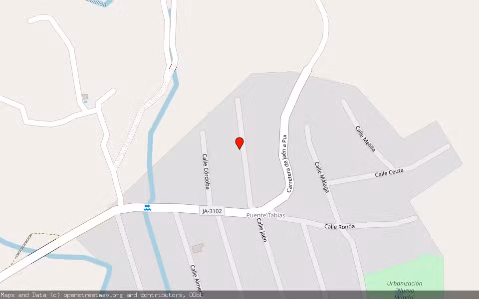 Mapa de Subasta Inmueble (Solar) en Jaen, Jaén