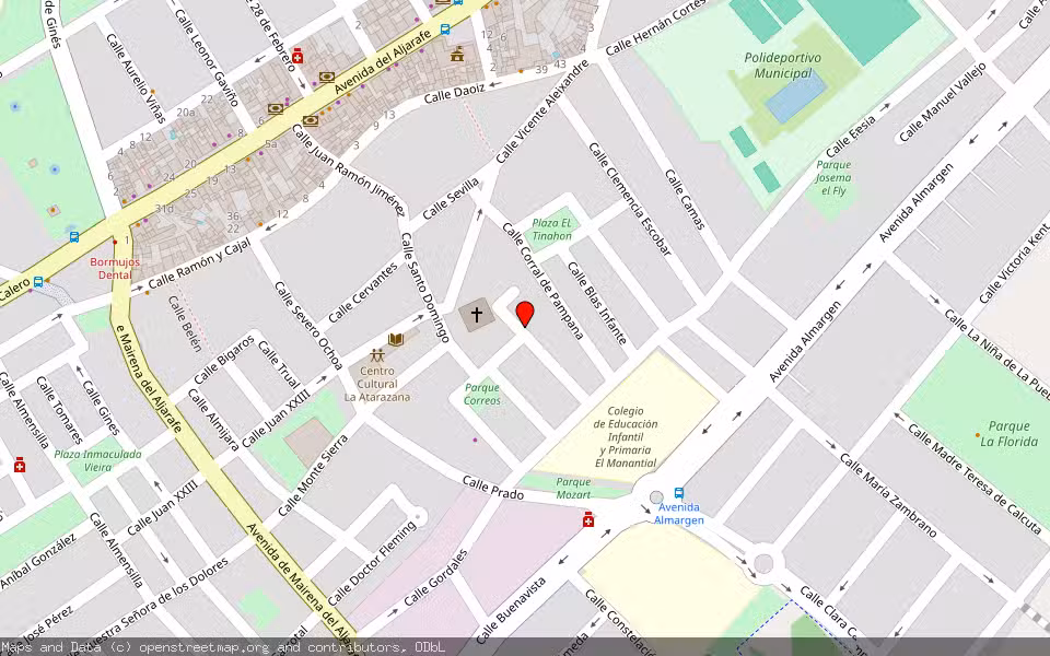 Mapa de Subasta Inmueble (Vivienda) en Bormujos, Sevilla