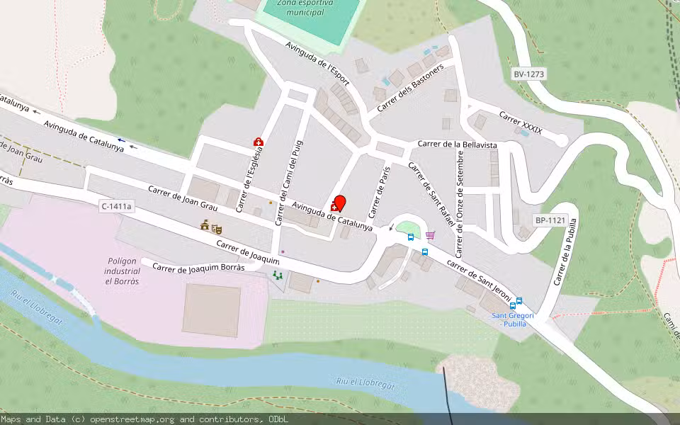 Mapa de Subasta Inmueble (Otros) en Castellbell I El Vilar, Barcelona