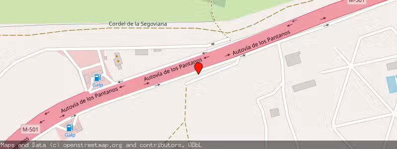 Mapa de Subasta de Inmueble (Finca rústica) en Villanueva De Perales, Madrid 