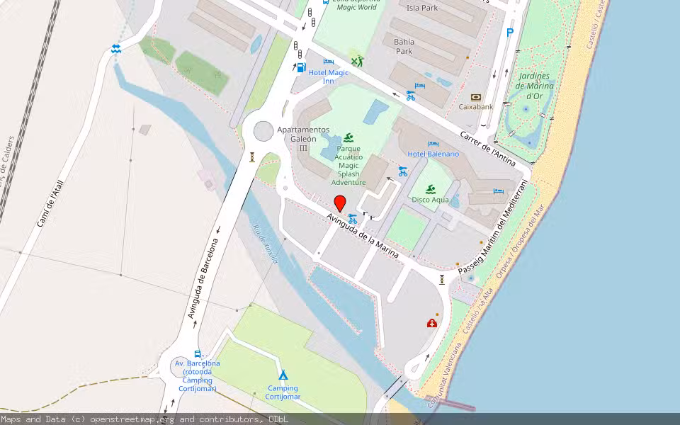 Mapa de Subasta Inmueble (Vivienda) en Oropesa Del Mar, Castellón/Castelló