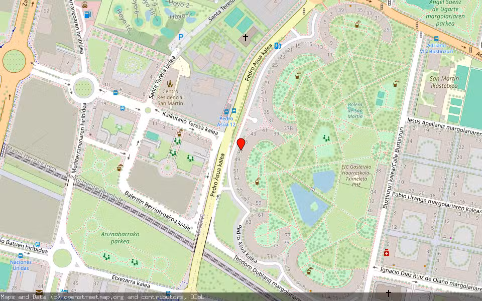 Mapa de Subasta Inmueble (Garaje) en Vitoria-gasteiz, Araba/Álava