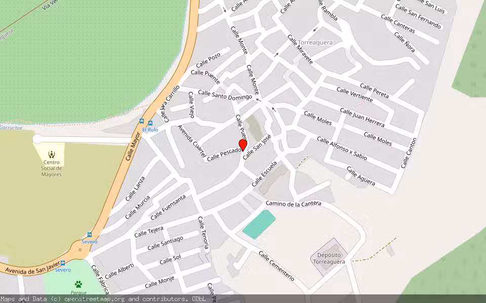 Mapa de Subasta Inmueble (Vivienda) en Murcia