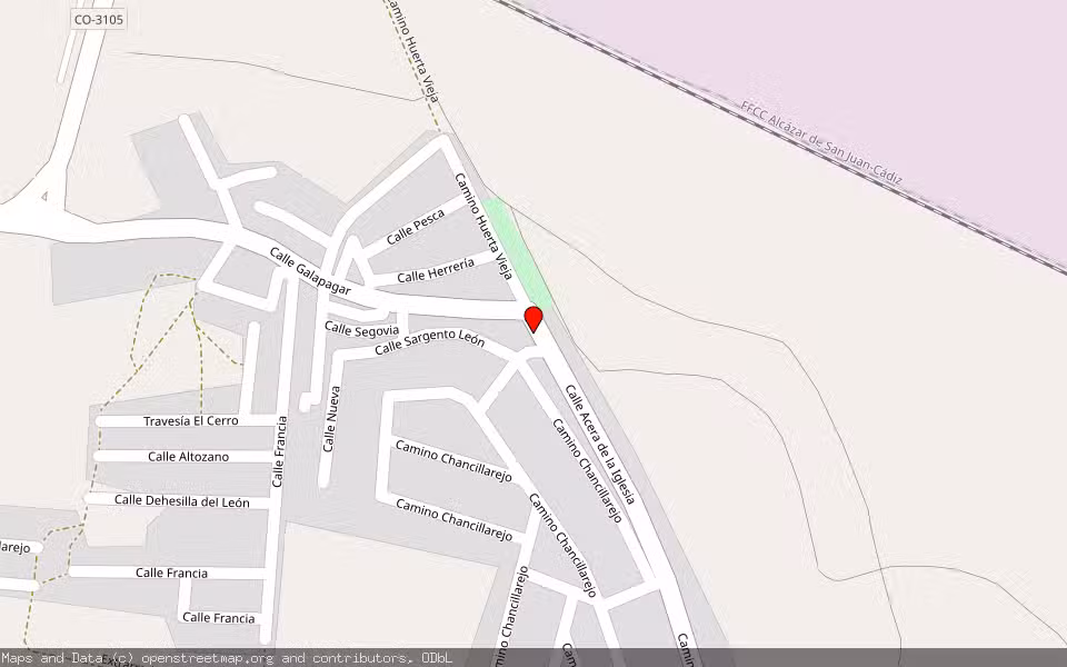 Mapa de Subasta Inmueble (Vivienda) en Alcolea (barriada Los Angeles), Córdoba