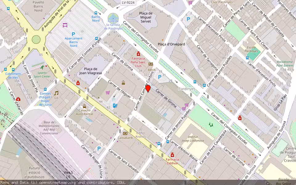 Mapa de Subasta Inmueble (Vivienda) en Lleida