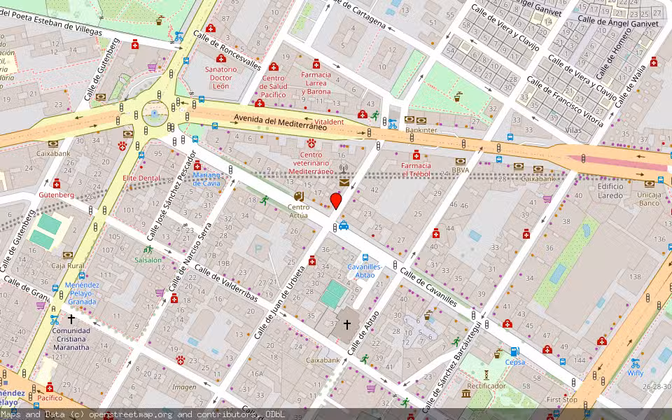 Mapa de Subasta Inmueble (Vivienda) en Madrid