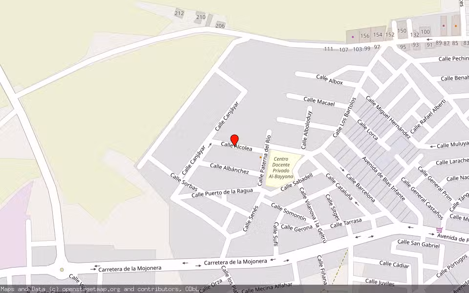 Mapa de Subasta Inmueble (Vivienda) en Roquetas De Mar, Almería