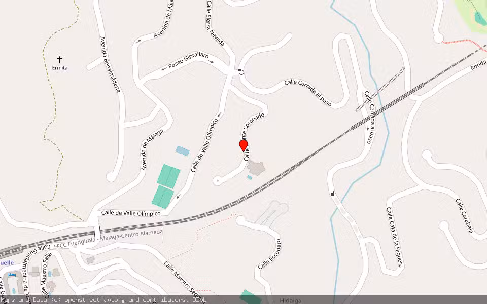 Mapa de Subasta Inmueble (Vivienda) en Benalmadena, Málaga