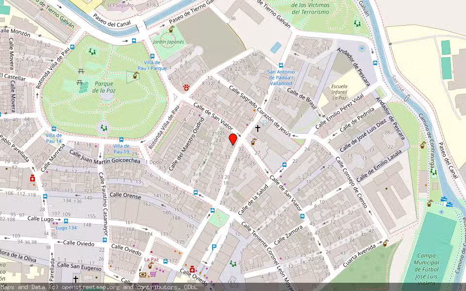 Mapa de Subasta Inmueble (Vivienda) en Zaragoza