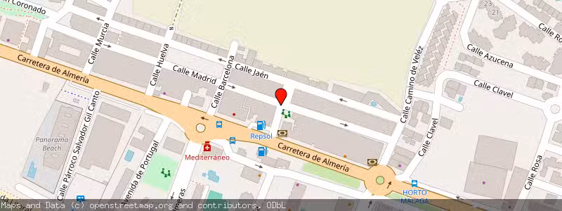 Mapa de Subasta de Inmueble (Vivienda) en Torrox, Málaga 