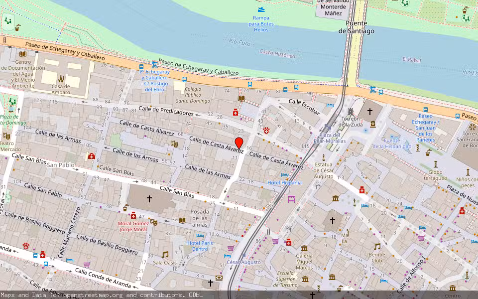 Mapa de Subasta Inmueble (Vivienda) en Zaragoza