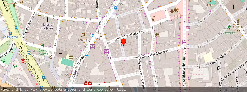 Mapa de Subasta de Inmueble (Local comercial) en Madrid, Madrid 