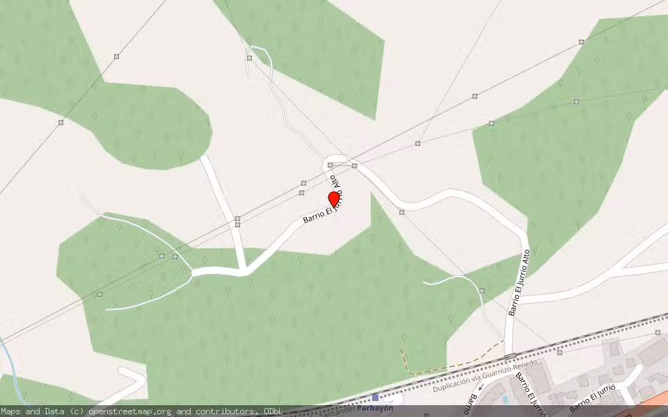 Mapa de Subasta Inmueble (Vivienda) en Parbayon, Cantabria