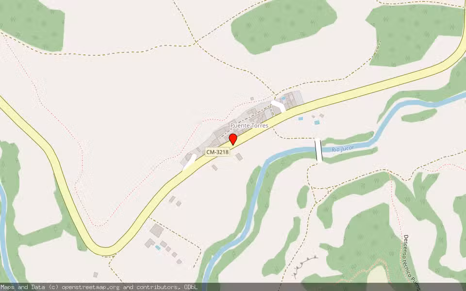 Mapa de Subasta Inmueble (Finca rústica) en Valdeganga, Albacete