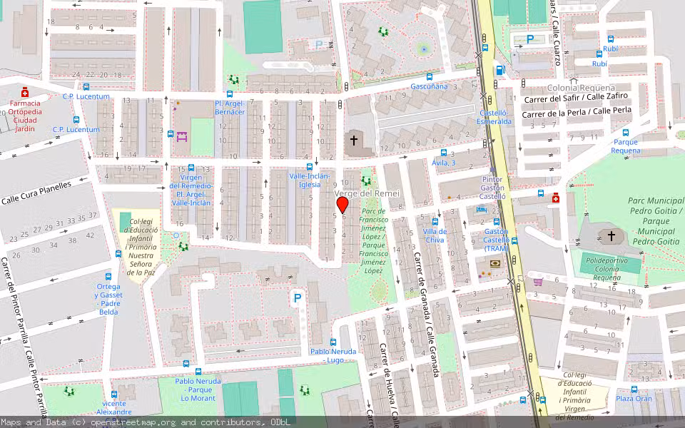 Mapa de Subasta Inmueble (Vivienda) en Alicante, Alicante/Alacant