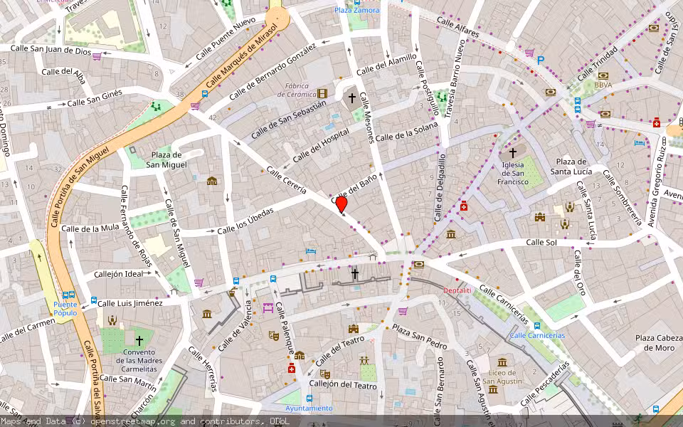 Mapa de Subasta Inmueble (Garaje) en Talavera De La Reina, Toledo