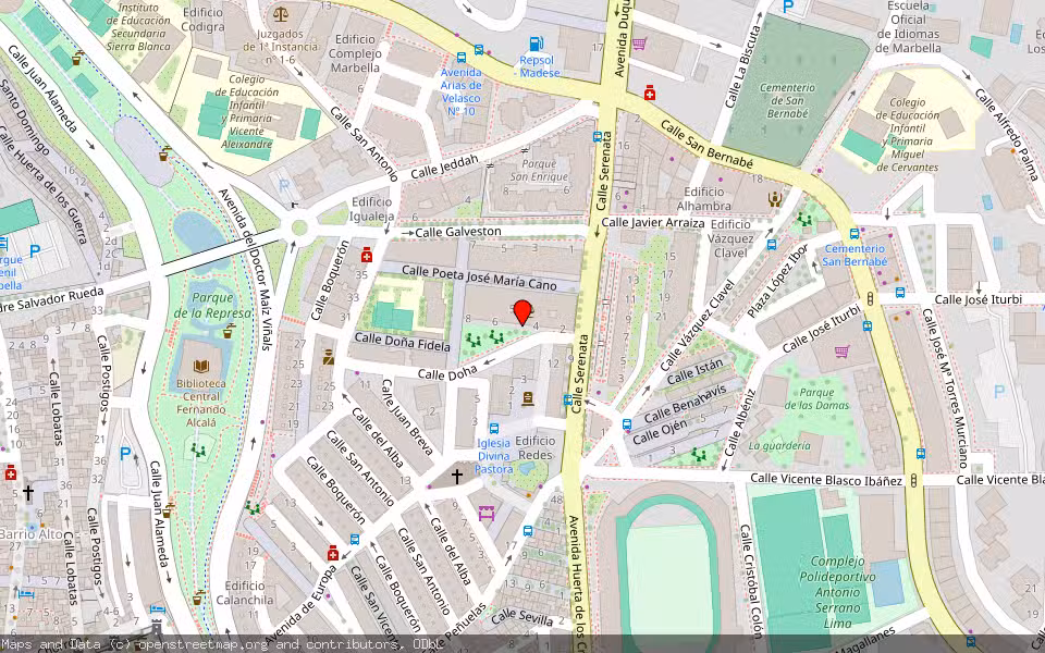 Mapa de Subasta Inmueble (Otros) en Marbella, Málaga