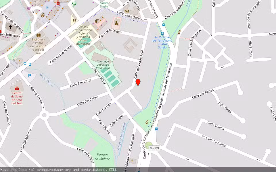 Mapa de Subasta Inmueble (Vivienda) en Soto Del Real, Madrid