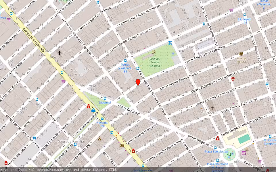 Mapa de Subasta Inmueble (Vivienda) en Elche, Alicante/Alacant