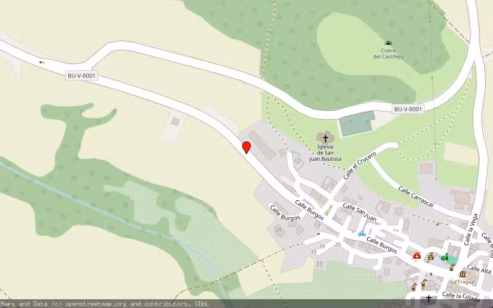 Mapa de Subasta Inmueble (Finca rústica) en Burgos