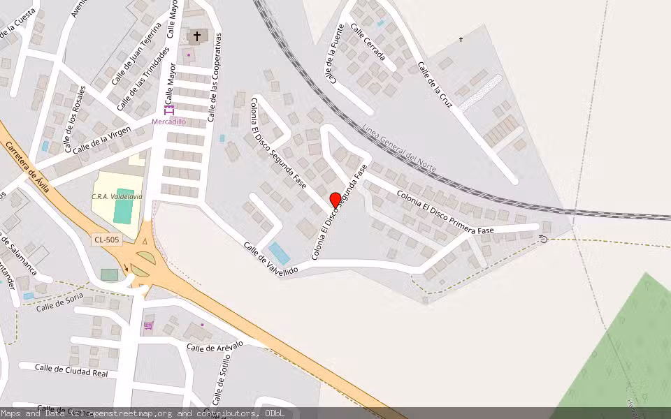 Mapa de Subasta Inmueble (Finca rústica) en Herradón De Pinares, Ávila