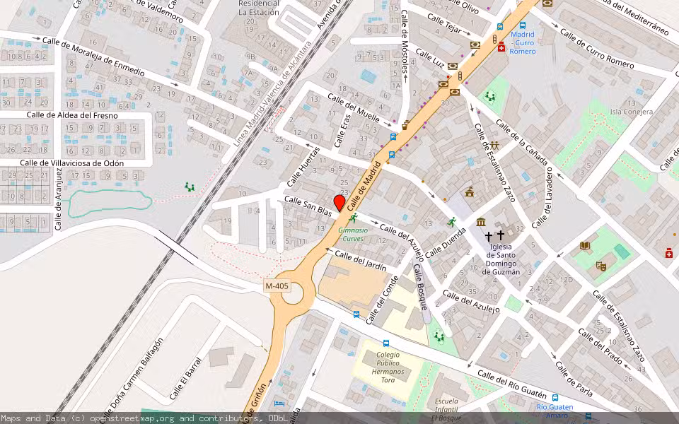 Mapa de Subasta Inmueble (Nave industrial) en Humanes De Madrid, Madrid