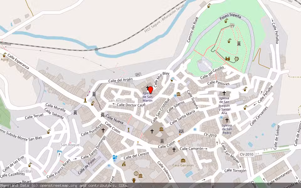 Mapa de Subasta Inmueble (Vivienda) en Segorbe, Castellón/Castelló