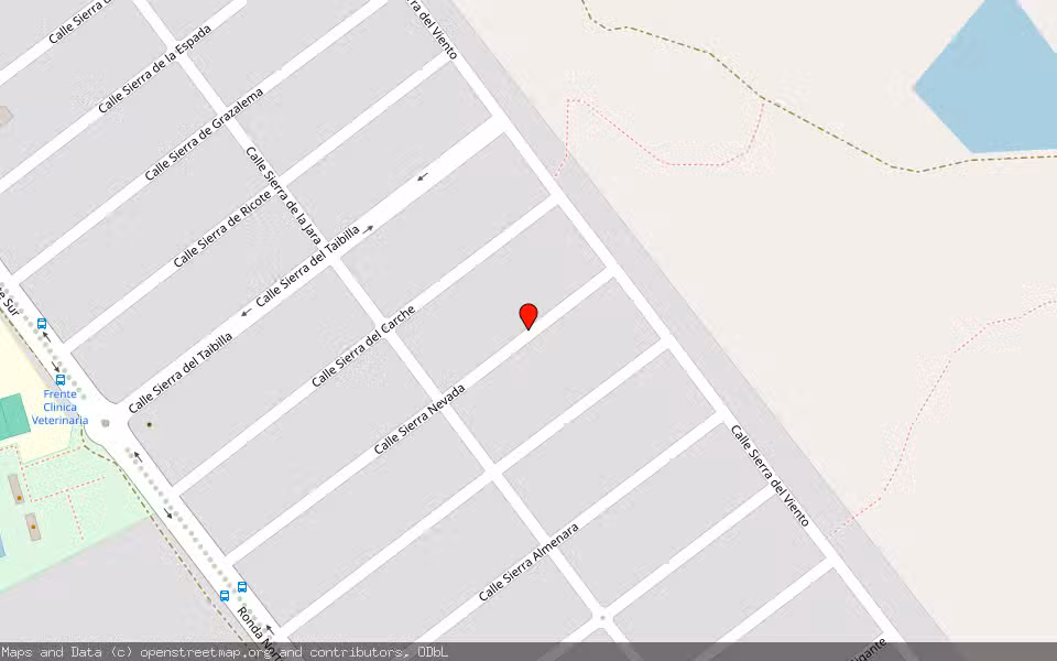 Mapa de Subasta Inmueble (Solar) en Molina De Segura, Murcia